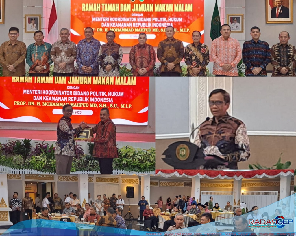 Hadiri Kegiatan Ramah Tamah dan Jamuan Makan Malam Dengan Menkopolhukam RI